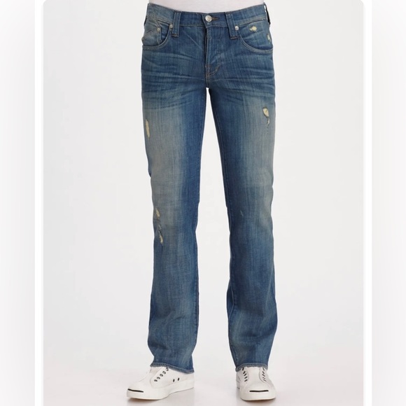 ROCK & REPUBLIC - Ralph Low Rise Relaxed Straight Leg - Picture 1 of 13